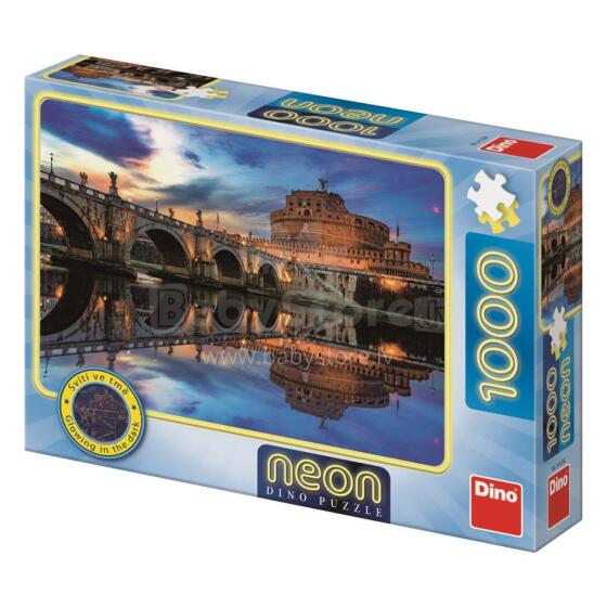 Dino Neon Puzzle 1000 tk Ingliloss