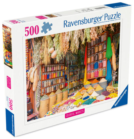 Ravensburgeri pusle 500 tükki: Värvikad vürtsid Marokos