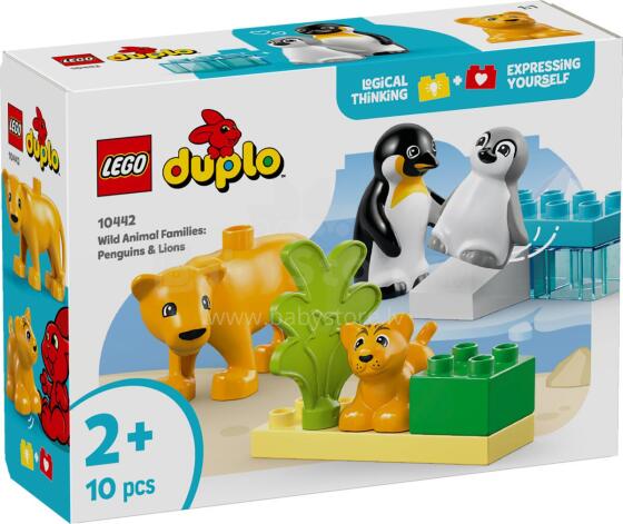 LEGO DUPLO metsloomade pered: pingviinid ja lõvid