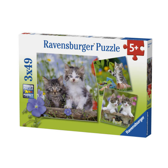 Ravensburger Pusle 3x49 tk Kutsikad