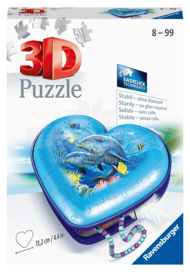 Ravensburger 3D pusle Südametäidis Allveemaailm