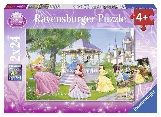 Ravensburger Pusle 2x24 tk Disney Maagilised Printsessid