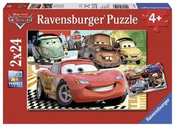 Ravensburger pusle 2x24 tk Autos