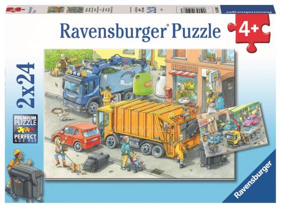 Ravensburger pusle 2x24 tk Prügisegamine