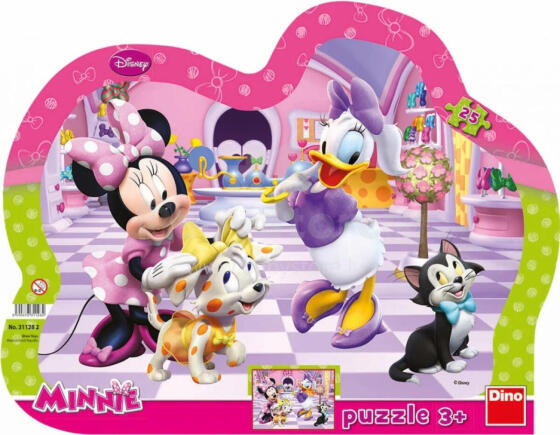 Dino raamipusle siluett 25 tk, Disney Minnie