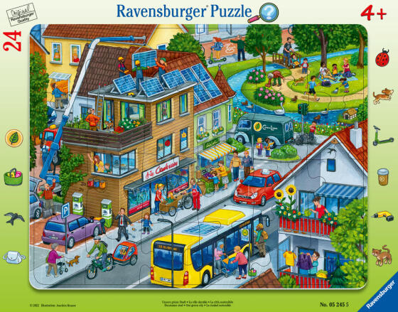 
Ravensburger Frame Puzzle 24 tk Meie küla