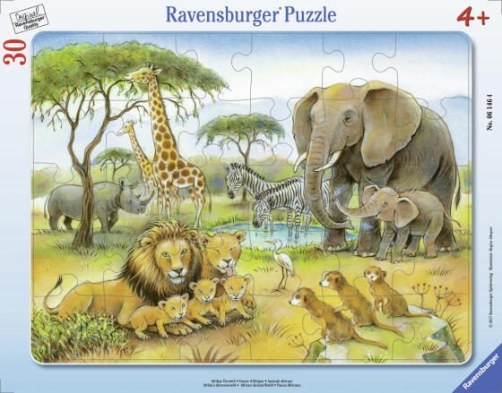Ravensburger Frame Puzzle 30 tk Aafrika Loomad