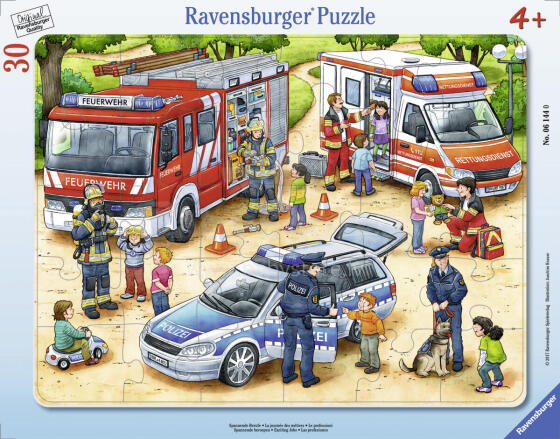 Ravensburger Frame Puzzle 30 tk Erilised ametid