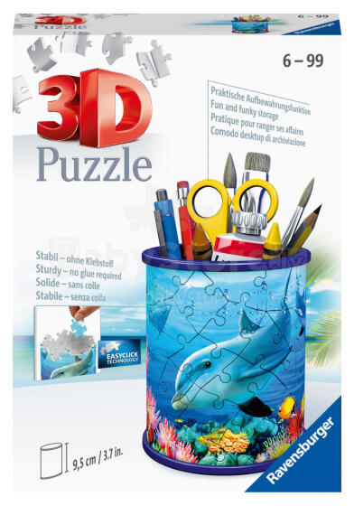 Ravensburger 3D pusle pliiatsitops Allveemaailm