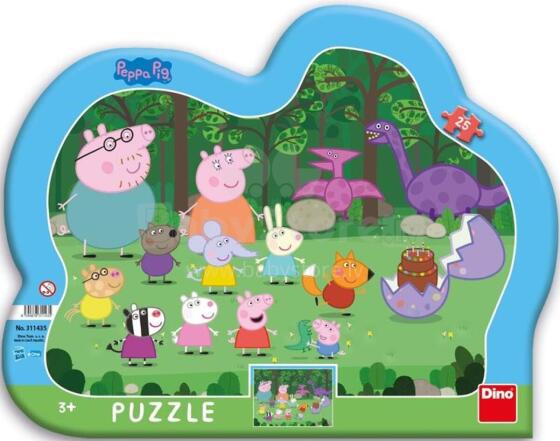 Dino raamipusle siluett 25 tk Se Peppa