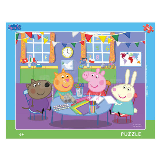 Dino raamipusle 40 tk, Peppa Pig