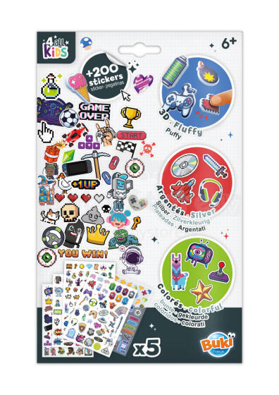 Buki Sticker Pack - Gaming
