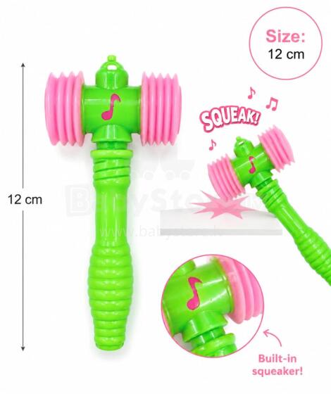 Bebe Basic Small Music Amur Art.294564 Musical squeaker toy - hammer