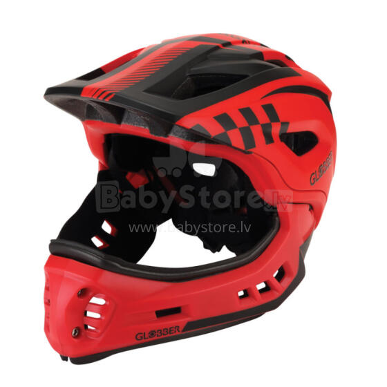 GLOBBER kiiver Helmet Racing, XS/S (48-53cm), punane, 606-102-2