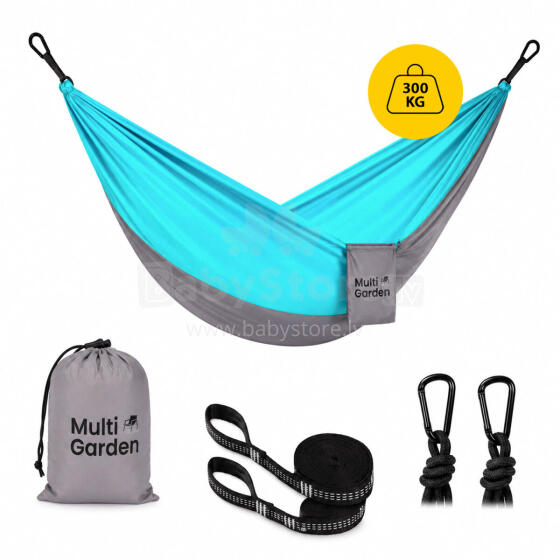 Üksik aiahammock 290x140 cm kuni 300 kg koos kandekotiga MultiGarden
