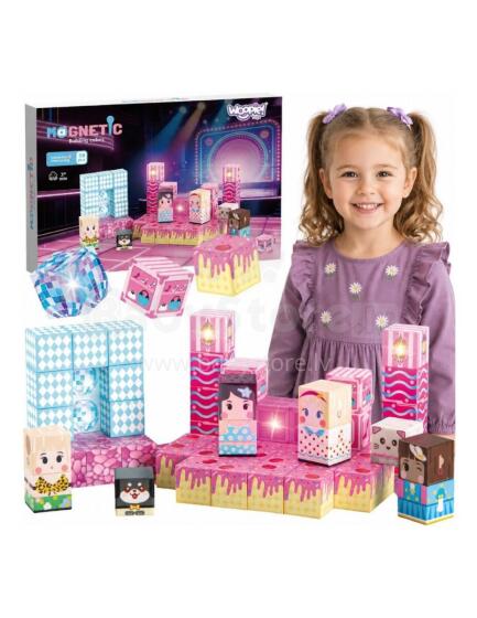 WOOPIE magnetilised ehitusplokid, 59 tk