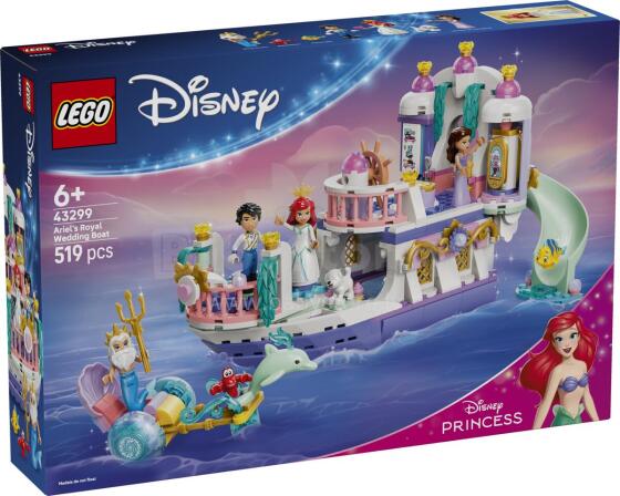 LEGO Disney printsess Ariel'i kuninglik pulma paat