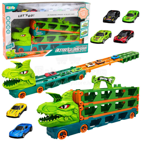 Dinosauruse Veok, millel on Vedrustusega Rada Autode Transportimiseks 4in1