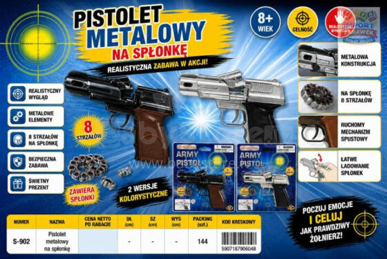 PÜSTOL KÜTTEGA F.H.TOYS PAWEŁ