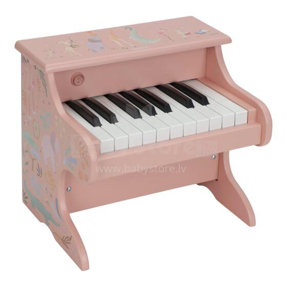 Little Dutch puidust klaver Safari Friends Pink FSC Art.7477
