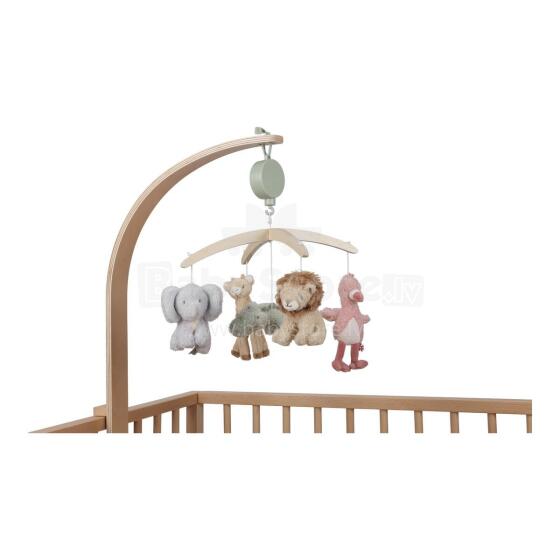 Little Dutch puidust muusikamobiil Safari Friends FSC Art.8300