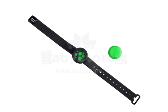 MozziWatch Kids bracelet Art.296655 Green   sääsetõrjekäevõru