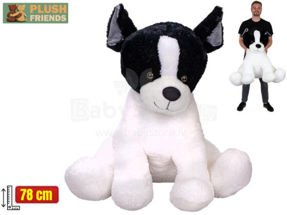 Pehme mänguasi - 03166 - PRANTSUSE BULDOG - suurus 78 cm