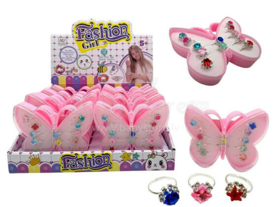 PIERŚCIONKI MOTYLEK CABO-TOYS
