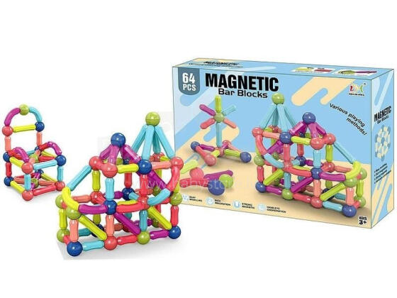 Bloks - 606739 - MAGNETILINE - 64 tk