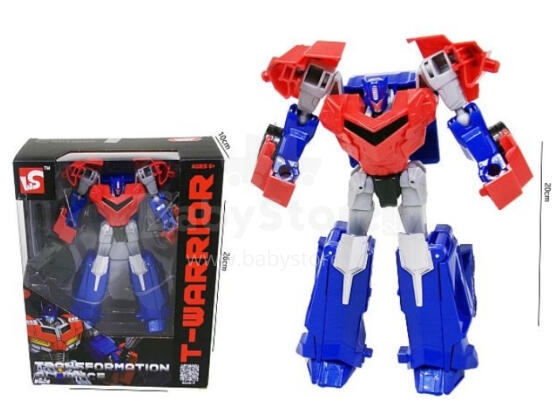 ROBOT / TRANSFORMER - 50516 - punane / sinine - suurus 20 cm