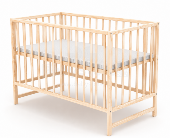 Elf Bed Сlassic  Art.298080 Natural Puidust beebivoodi 120x60 cm
