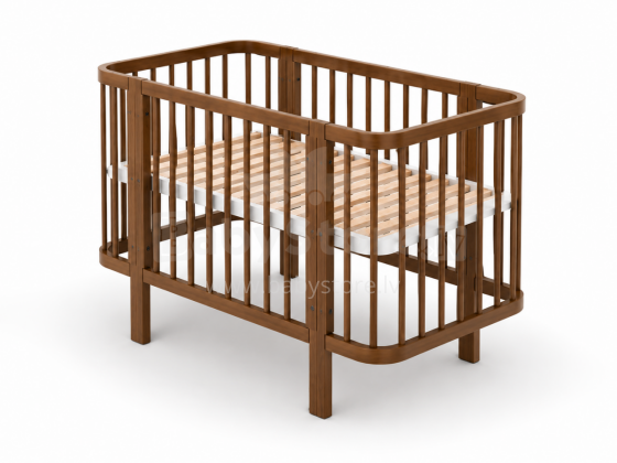 Elf Bed Kalmia Art.298152 Nut Puidust beebivoodi 120x60 cm