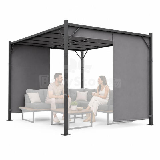 Aed pergola terrass 3x4 m terasest varikatus hall MultiGarden