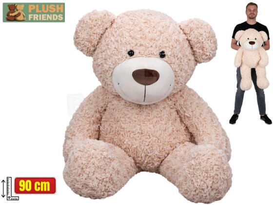 Plush toy - 903005 - TEADY BEAR - BEIGE - size 90 cm