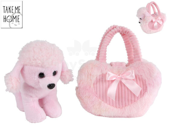 Plush toy - 95424 - DOG with BAG - size 25 cm
