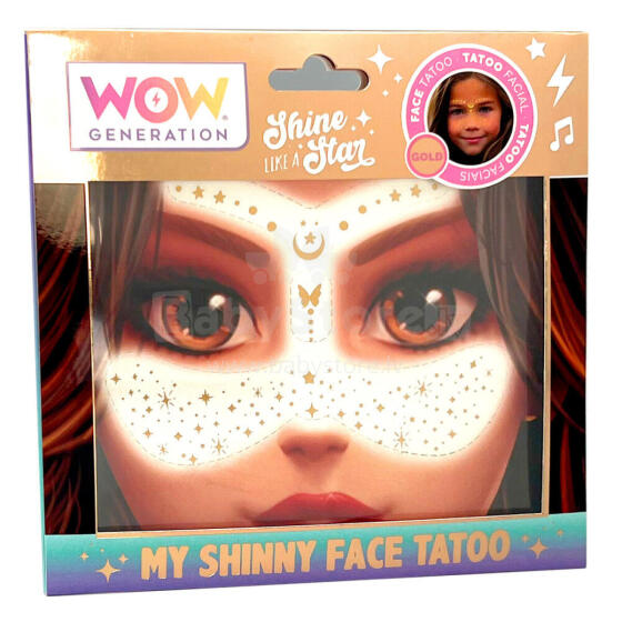 WOW GENERATION face tattoo My Shiny Face Tattoo, WOW00168