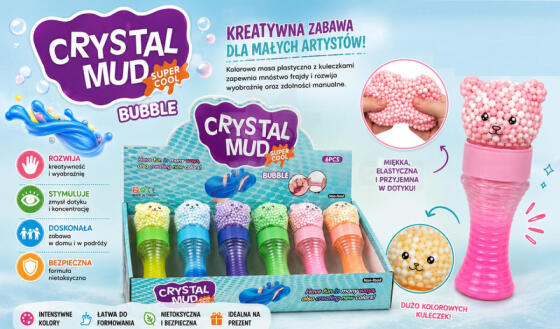 MASA PLASTYCZNA - BUBBLE -MIŚ