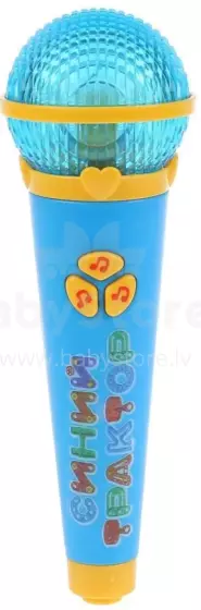 Kids Book Microphone Art.299163 Mikrofon „Sinine traktor” (vene keeles)