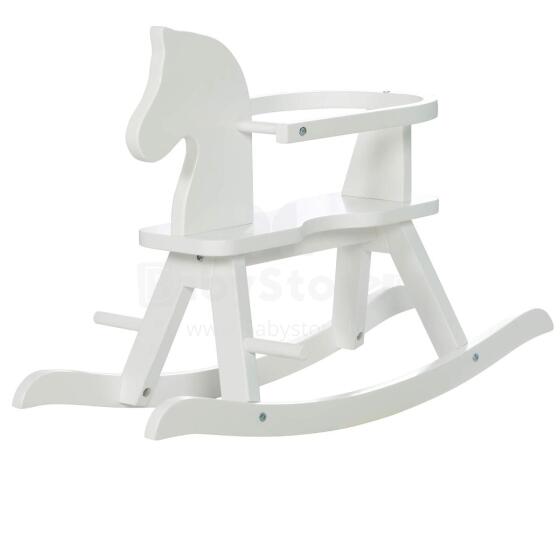 Kidsworld Rocking Horse Art.299213 White Puidust kiikmänguasi lastele