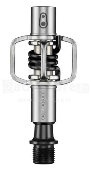 CRANKBROTHERS EGGBEATER 1 SILVER + BLACK SPRING + BLACK Pedals