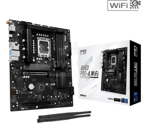 B860 PRO-A WIFI mātesplate s1851 4DDR5 ATX