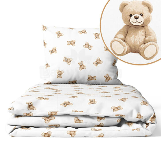 Kattekomplekt - 2 tk - 120x90, 40x60 - PLUSH TEDDY BEAR