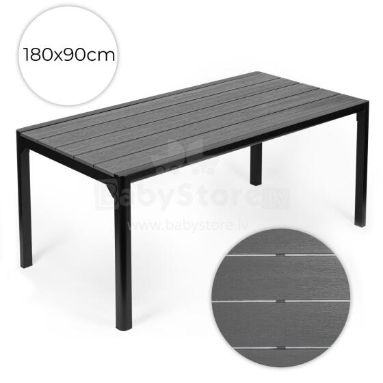 Suur 8-kohaline aiapink 180x90 cm terrassile aeda halli pinnaga MultiGarden