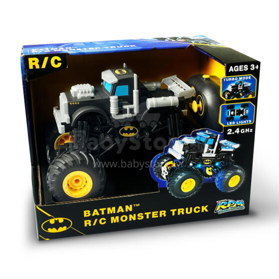BATMAN RV automašīna Monster Truck, mērogs 1:18
