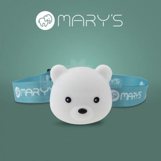 MARY'S LED Детский налобный фонарик - Мишка