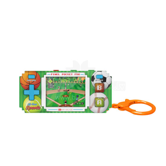 MY ARCADE PIXEL POCKET ALL-STAR SPORTS portable gaming system (18 games in 1)
