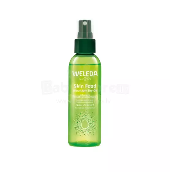 Weleda Skin Food Art.4209 Ультра-легкое сухое масло для лица и тела с органической жожобой, экстрактами календулы и ромашки, 100 мл