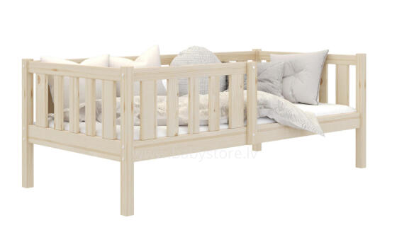 AJK Bobo Art.65532 Natural  Stiilne noortevoodi  madratsiga 160x80 cm