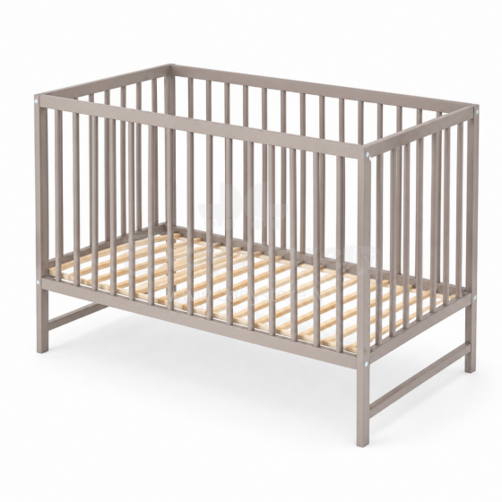 Elf Bed Arco Art.74241 Taupe Puidust beebivoodi 120x60 cm