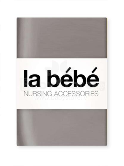 La Bebe™ Satin 100x140 Art.82518 Grey Детский хлопковый пододеяльник 100х140см